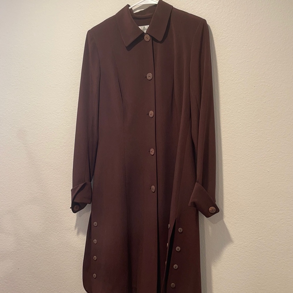 100% silk vera Cristina coat